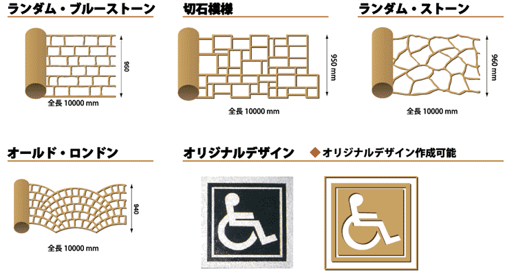 外国産テンプレート4種類